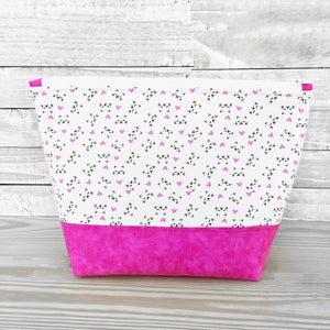 Tiny Dancer Cat Lover Zippered Project Bag