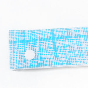 Turquoise Blue Scribble DPN Holder or Cozie