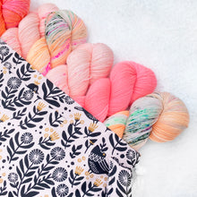 Black Birds Jumper Drawstring Project Bag - Precious Knits Shop