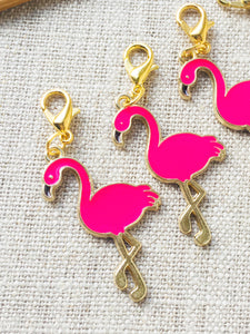 Pink Flamingo Stitch Markers
