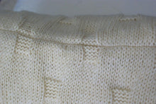Cobblestone Faux Cable Knit Pillow Cover Pattern - Precious Knits Shop